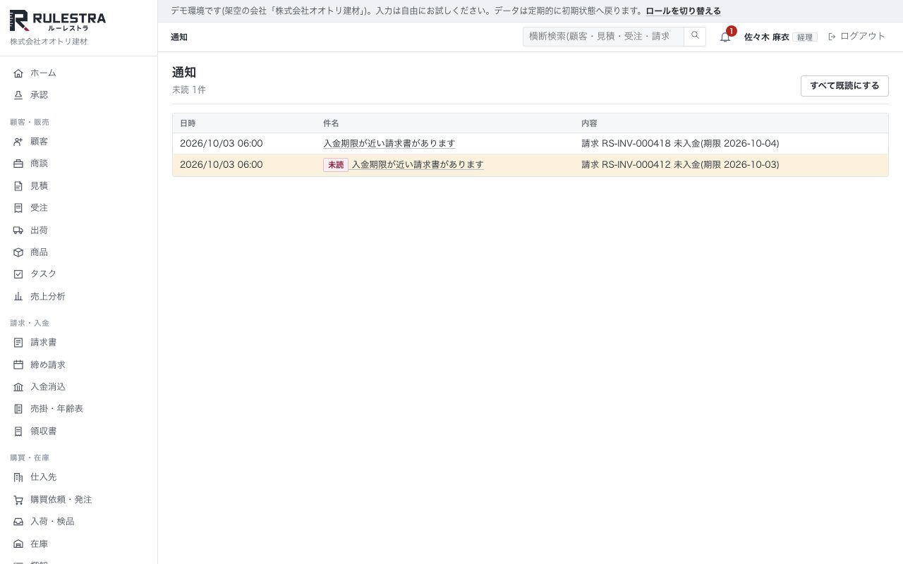 通知